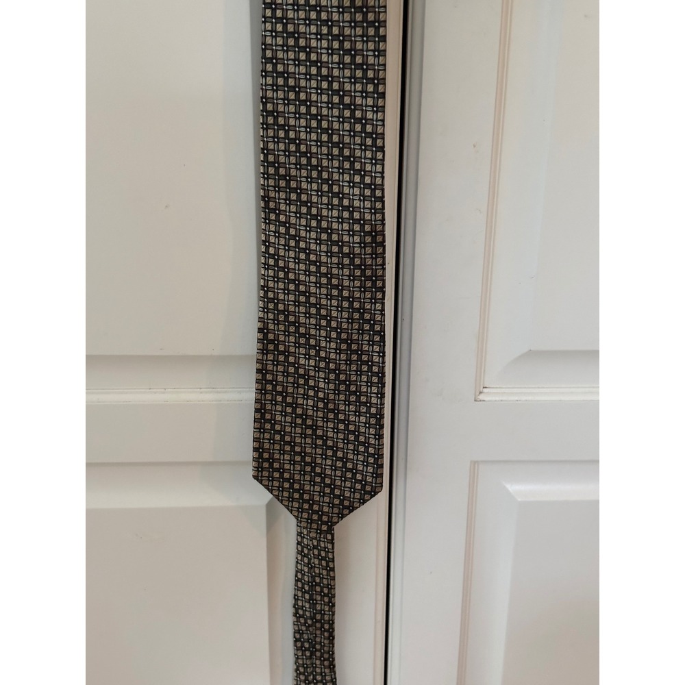 Mens Geometric Pattern Silk Necktie Formal Business‎ Accessory